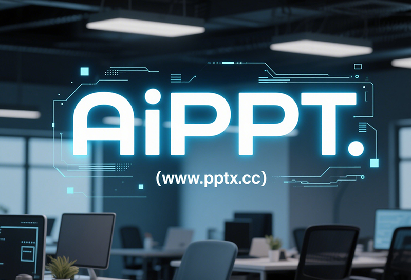 AI PPT 4.0版本升级海报
