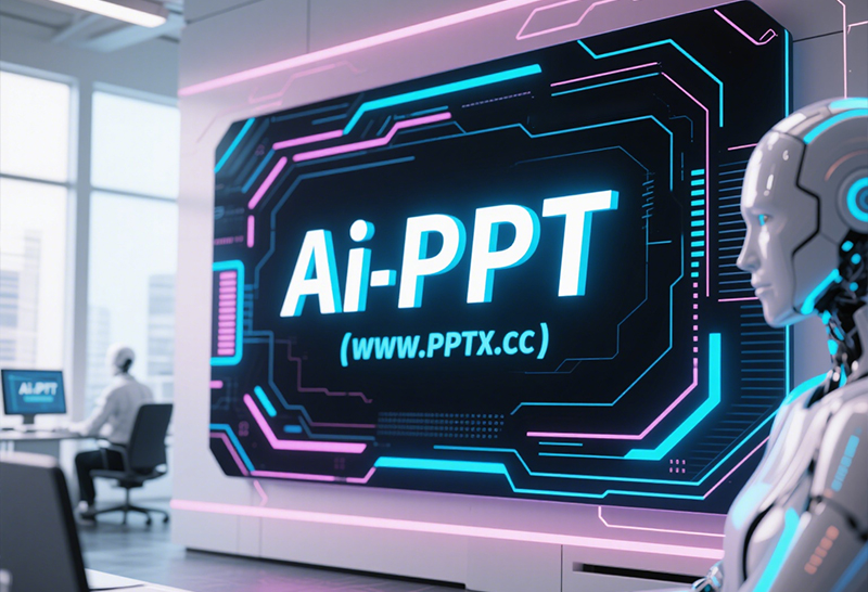 AI PPT 3.5版本升级海报